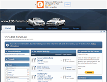 Tablet Screenshot of eos-forum.de